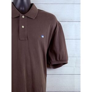 Southern Tide Brown Polo Shirt Mens XL Classic Logo